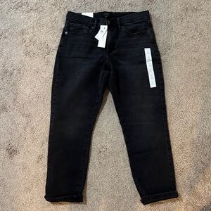 Girlfriend mid-rise jeans